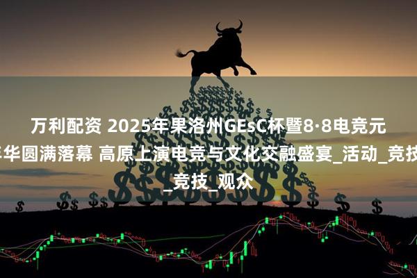万利配资 2025年果洛州GEsC杯暨8·8电竞元界嘉年华圆满落幕 高原上演电竞与文化交融盛宴_活动_竞技_观众