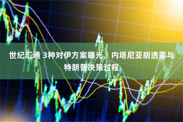 世纪汇通 3种对伊方案曝光，内塔尼亚胡透露与特朗普决策过程